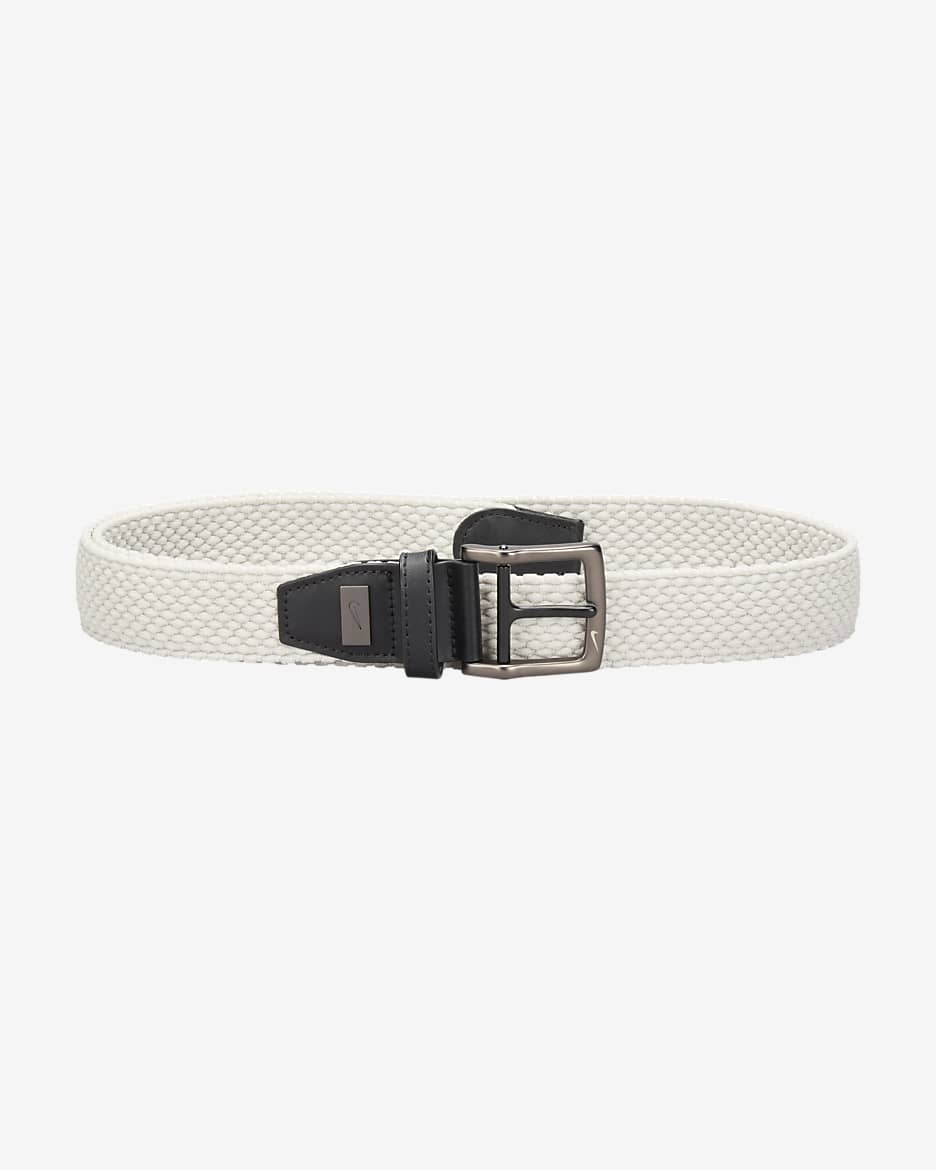 Nike Stretch Woven Men's Golf Belt - White