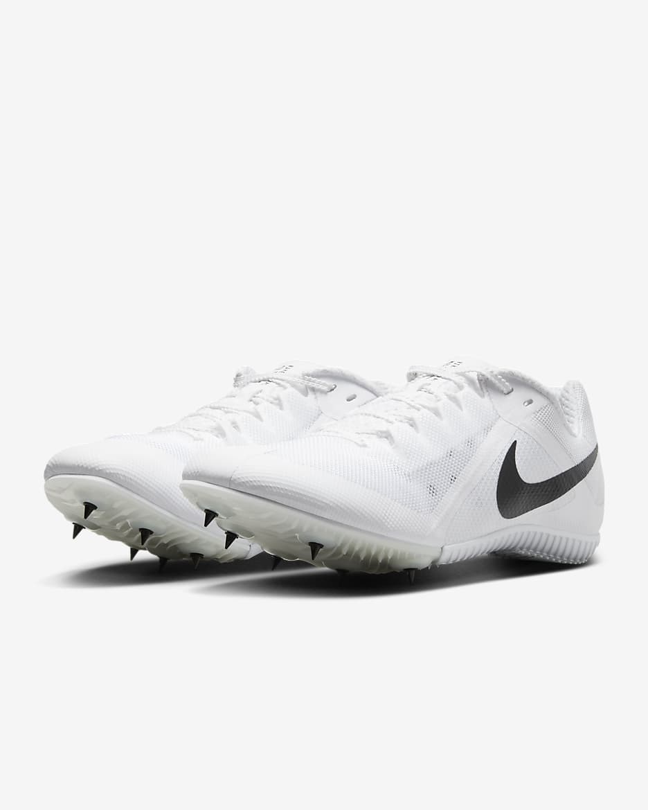 Nike Zoom Rival Track & Field Multi-Event Spikes - White/Metallic Silver/Black