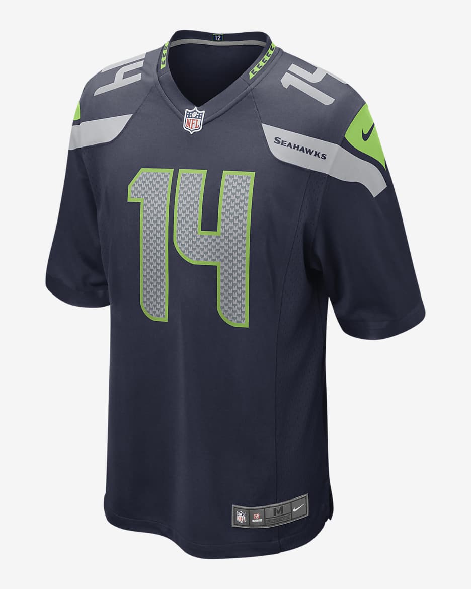 NFL Seattle Seahawks (DK Metcalf) American football-wedstrijdjersey voor heren - College Navy