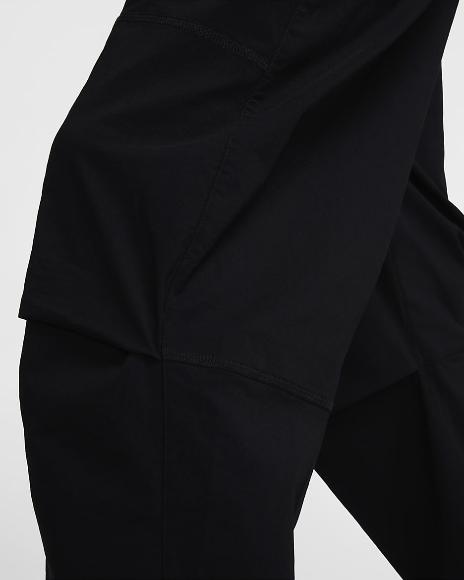 Nike Tech Men's Woven Oversized Trousers - Black/Black/Black