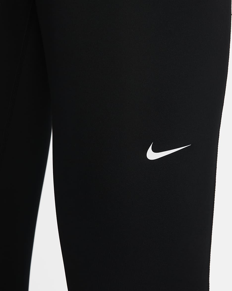 Nike Pro 365 Women's Mid-Rise 7/8 Leggings - Black/White