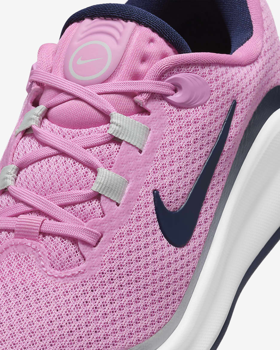 Tenis de correr para niños grandes Nike Infinity Flow - Rosa alegre/Plata claro/Blanco/Azul marino medianoche