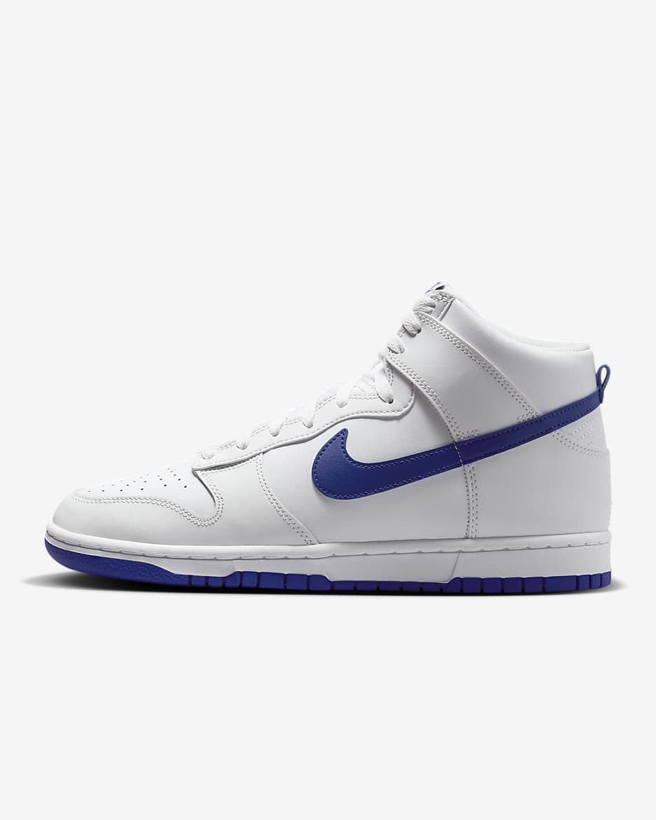 Nike Dunk Hi Retro Men's Shoes - White/Summit White/Concord