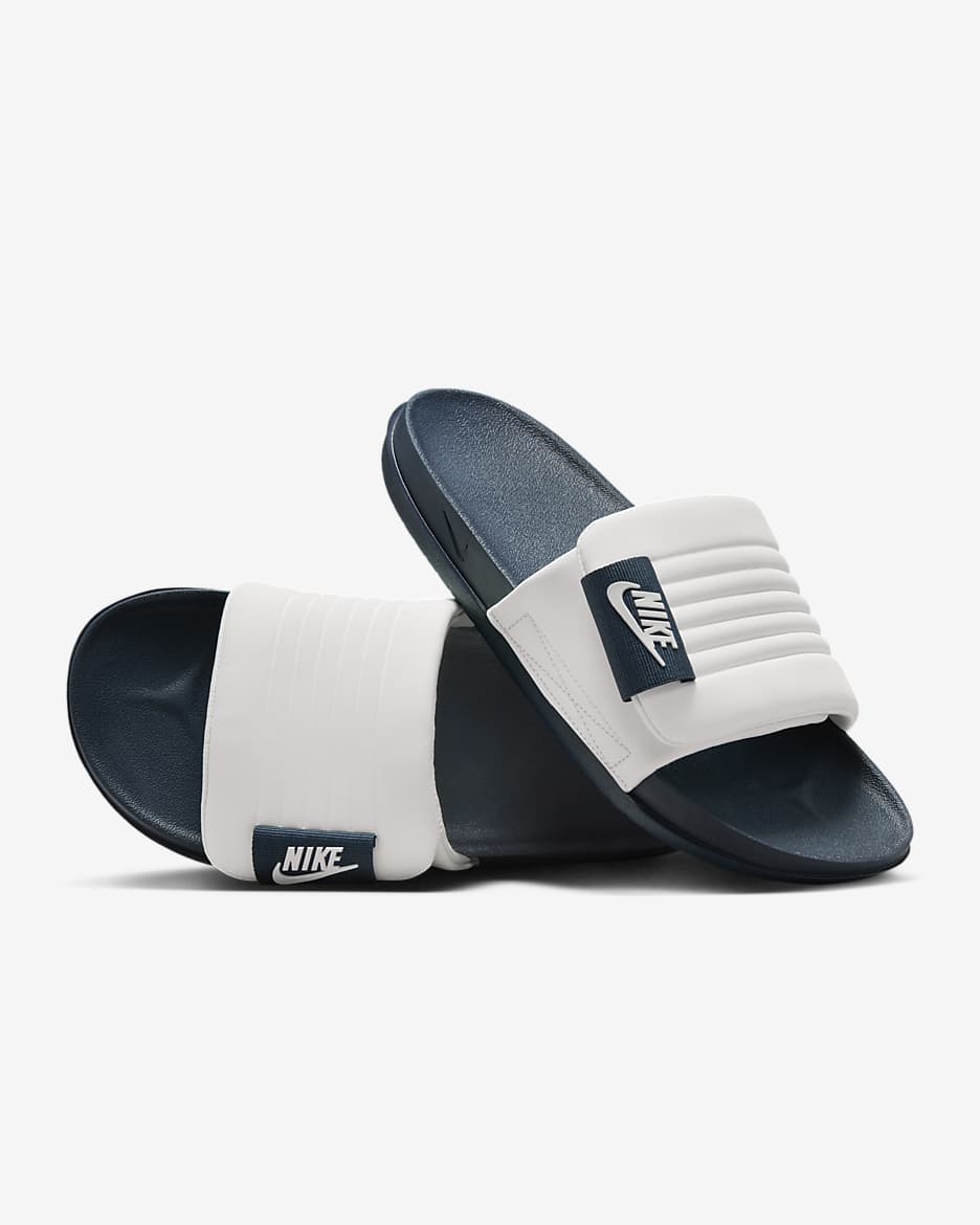 Nike Offcourt Adjust Men's Slides - Sail/Armoury Navy/Sail