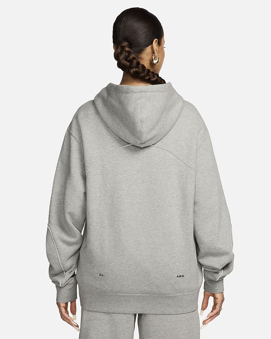 NOCTA NOCTA Fleece CS Hoodie - Dark Grey Heather/Matte Silver/Black