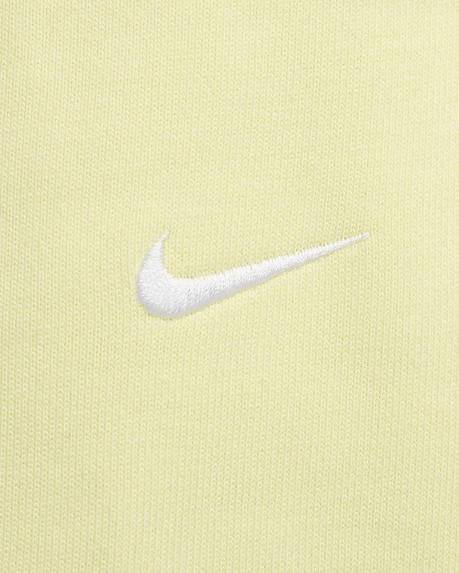 Pants de tejido Fleece para hombre Nike Solo Swoosh - Verde luminoso/Blanco