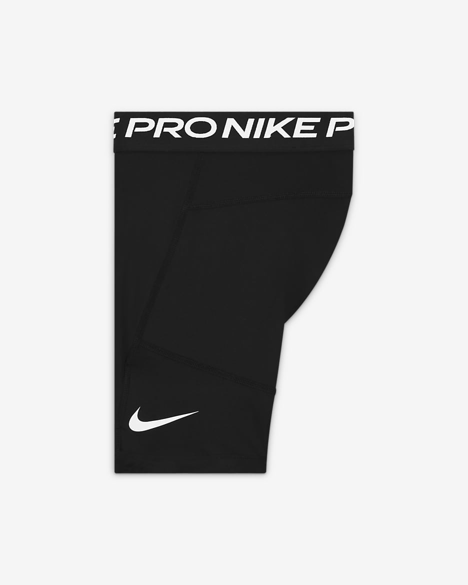 Short Nike Pro Dri-FIT pour Garçon plus âgé - Noir/Blanc