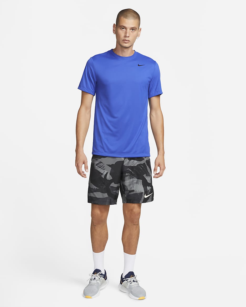 Nike Dri-FIT Men's Fitness T-Shirt - Game Royal/Black