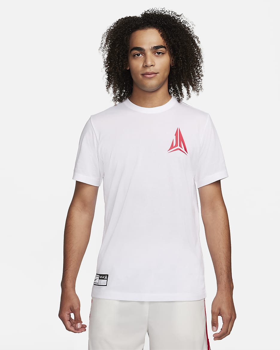 Ja Men's Nike Dri-FIT Basketball T-Shirt - White