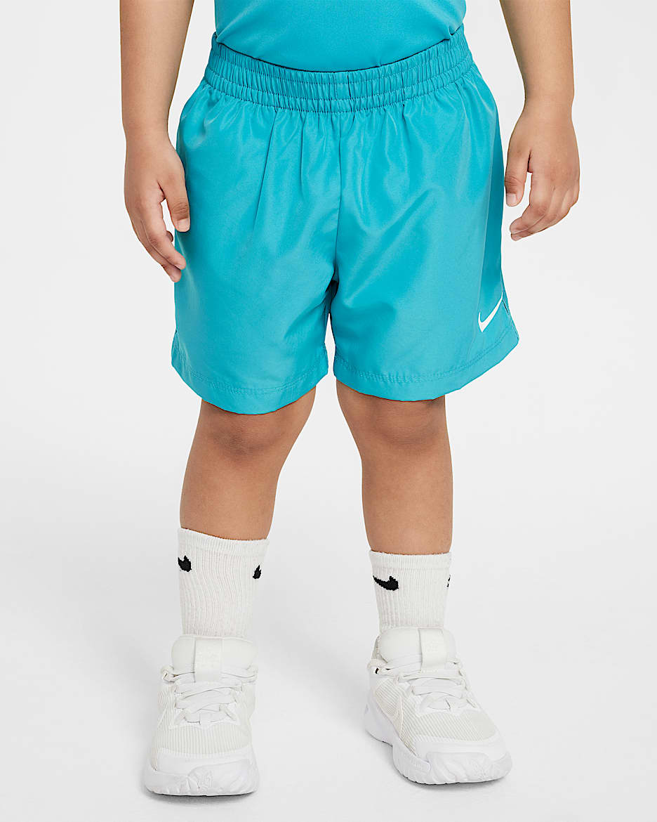 Shorts Icon de tejido Woven infantil Nike Dri-FIT - Cactus empolvado