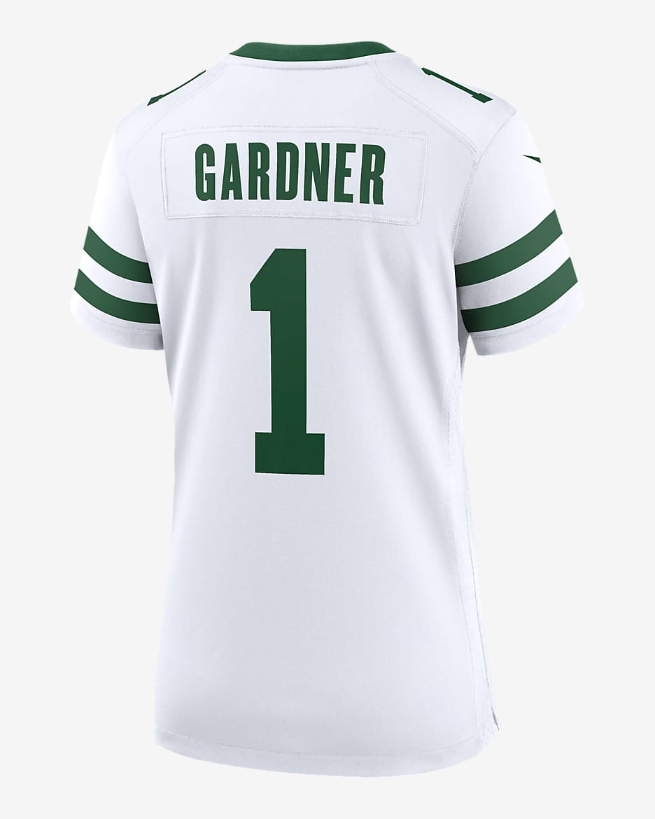 Jersey de fútbol americano Nike de la NFL Game para mujer Sauce Gardner New York Jets - Blanco