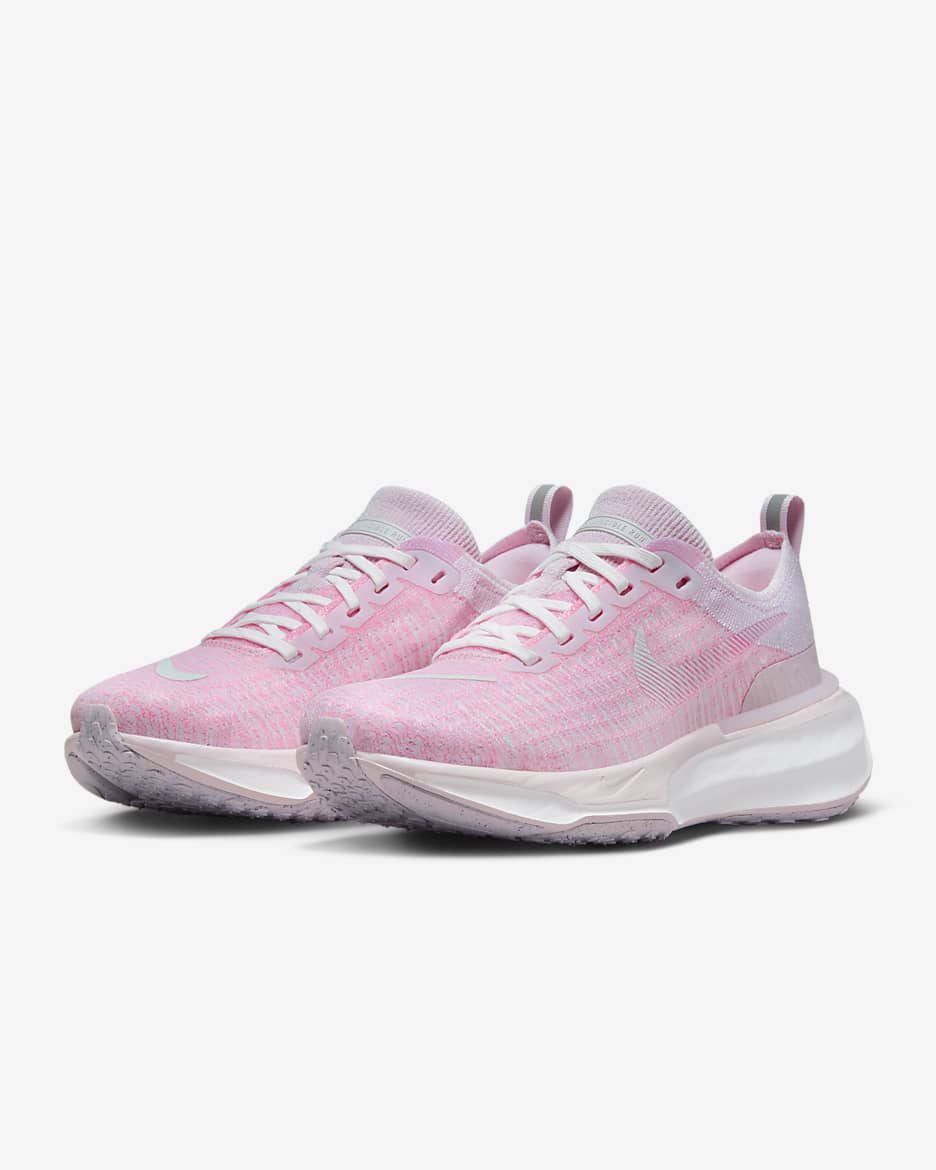 Nike Invincible 3 Women's Road Running Shoes (Extra Wide) - Pink Foam/Pearl Pink/Pink Glow/White