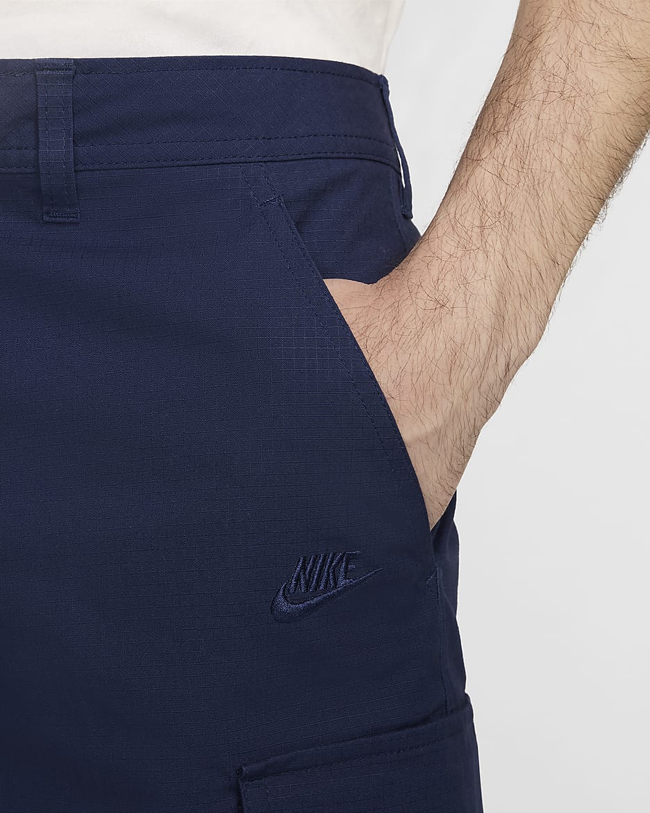 Shorts cargo in tessuto Nike Club – Uomo - Midnight Navy/Midnight Navy