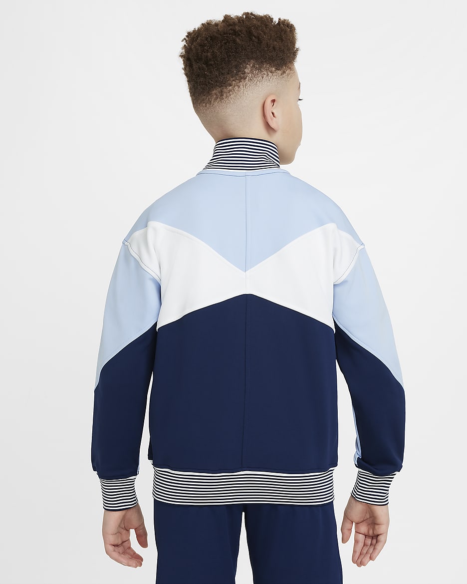 Veste de foot nationale Nike Dri-FIT Tottenham Hotspur Academy Pro pour ado - Binary Blue/Cobalt Bliss/Blanc