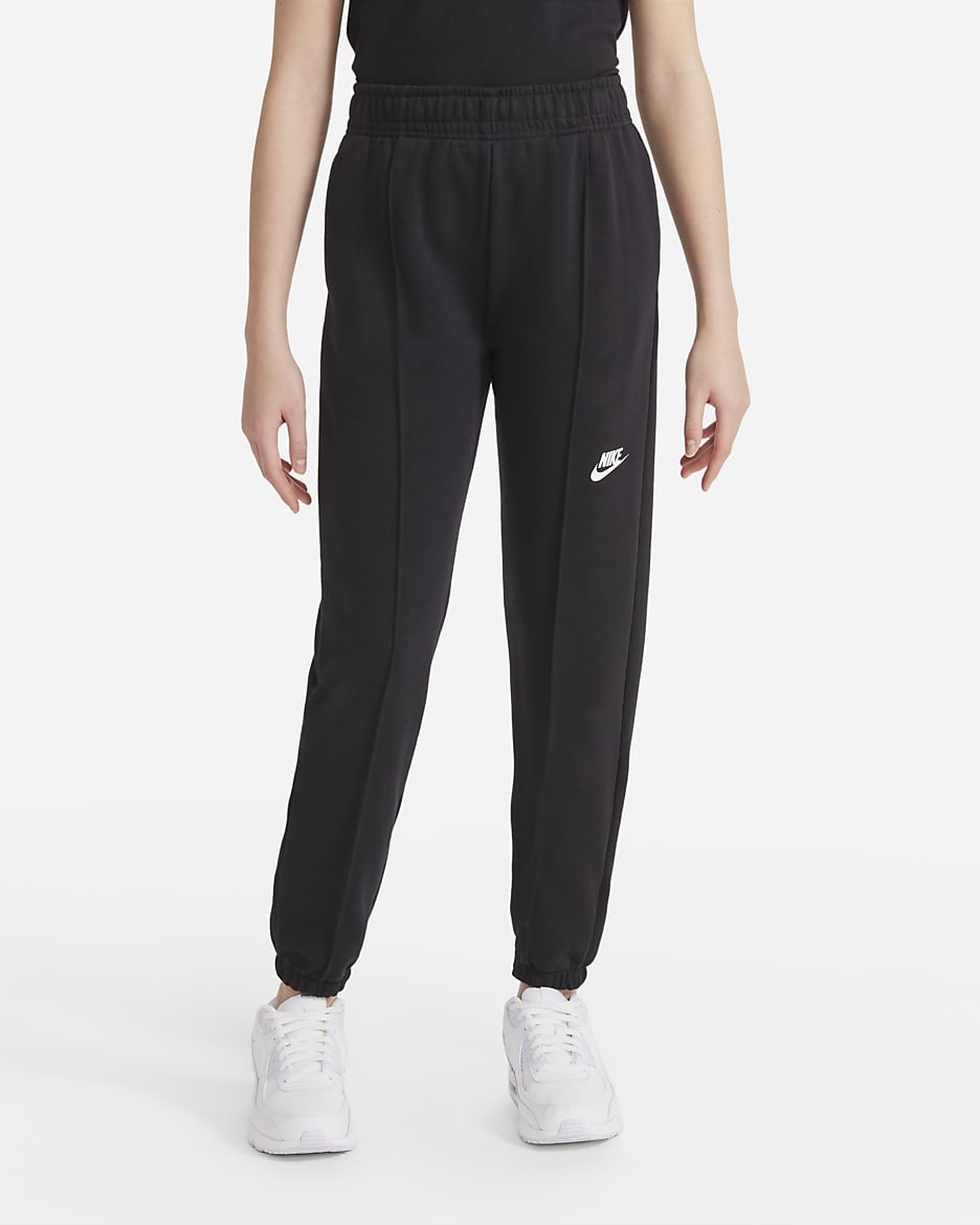 Nike Sportswear Big Kids' (Girls') French Terry Dance Pants - Black