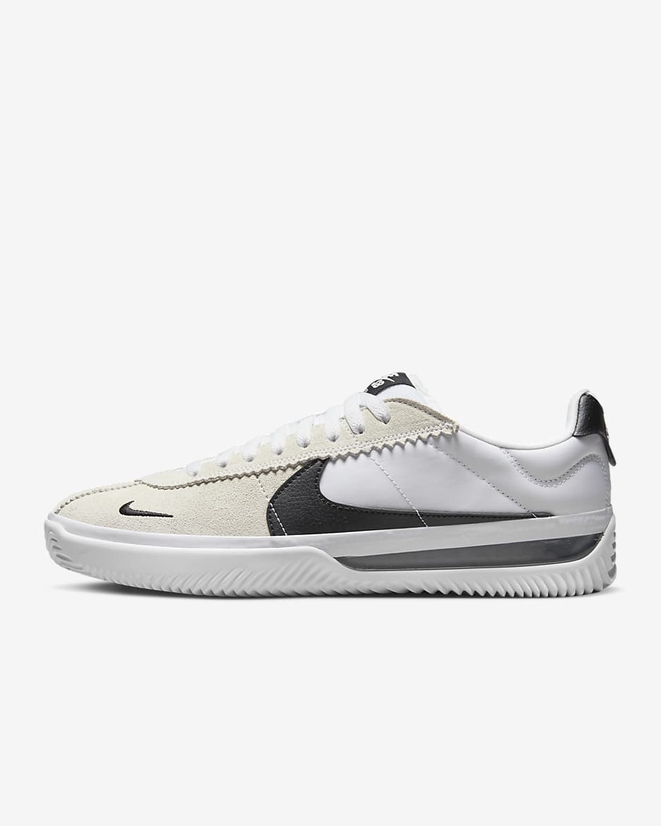 Tenis de skateboarding Nike BRSB - Blanco/Blanco/Negro/Negro