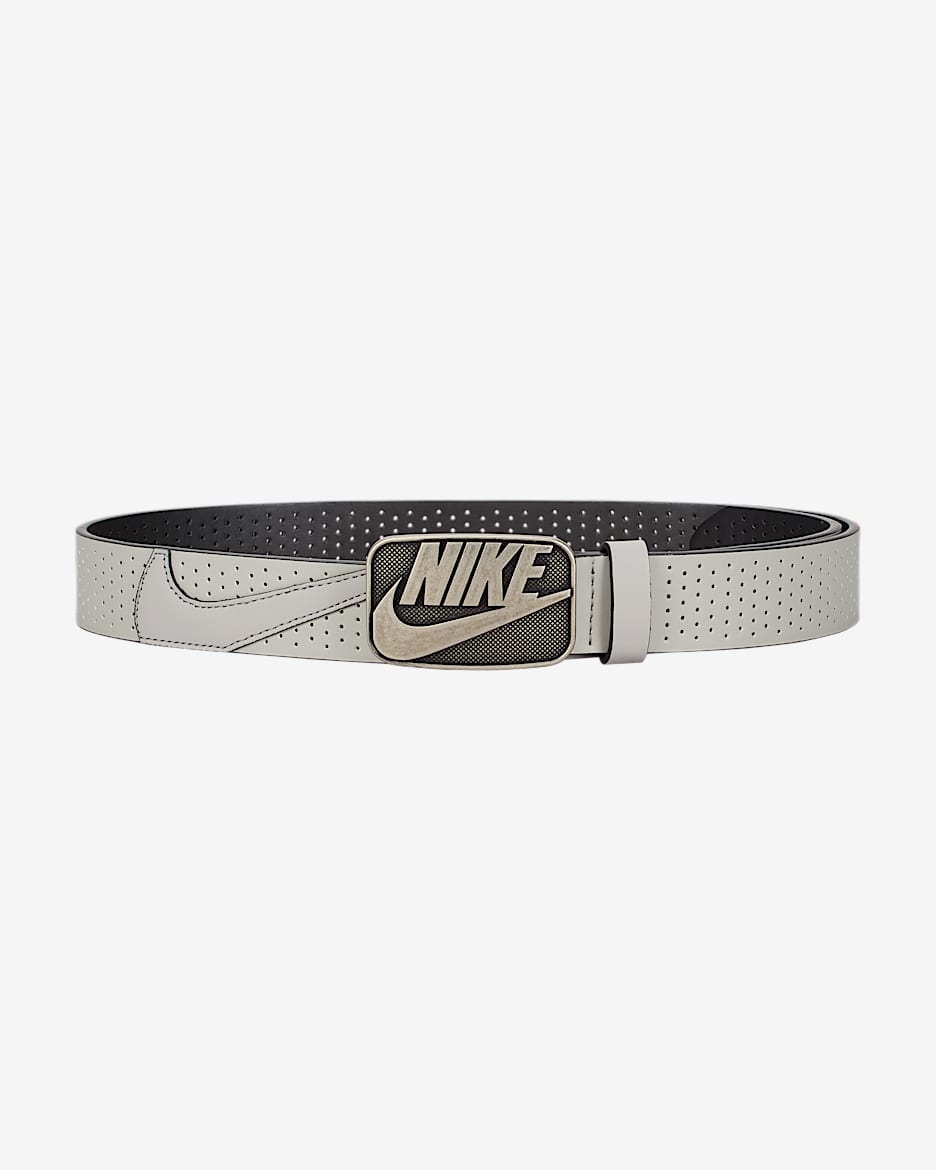 Nike Futura Men's Perforated Belt - Light Smoke Grey