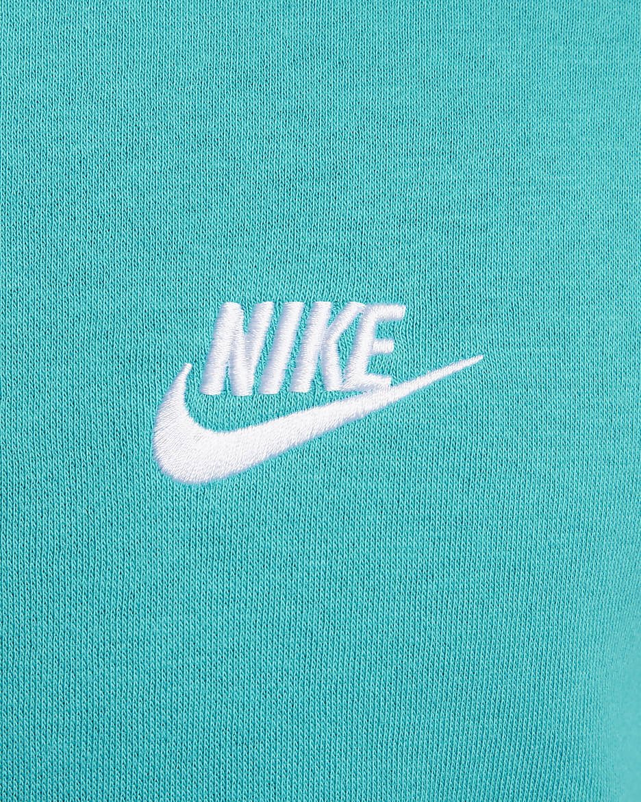 Nike Sportswear Club Fleece Erkek Crew Üst - Dusty Cactus/Beyaz