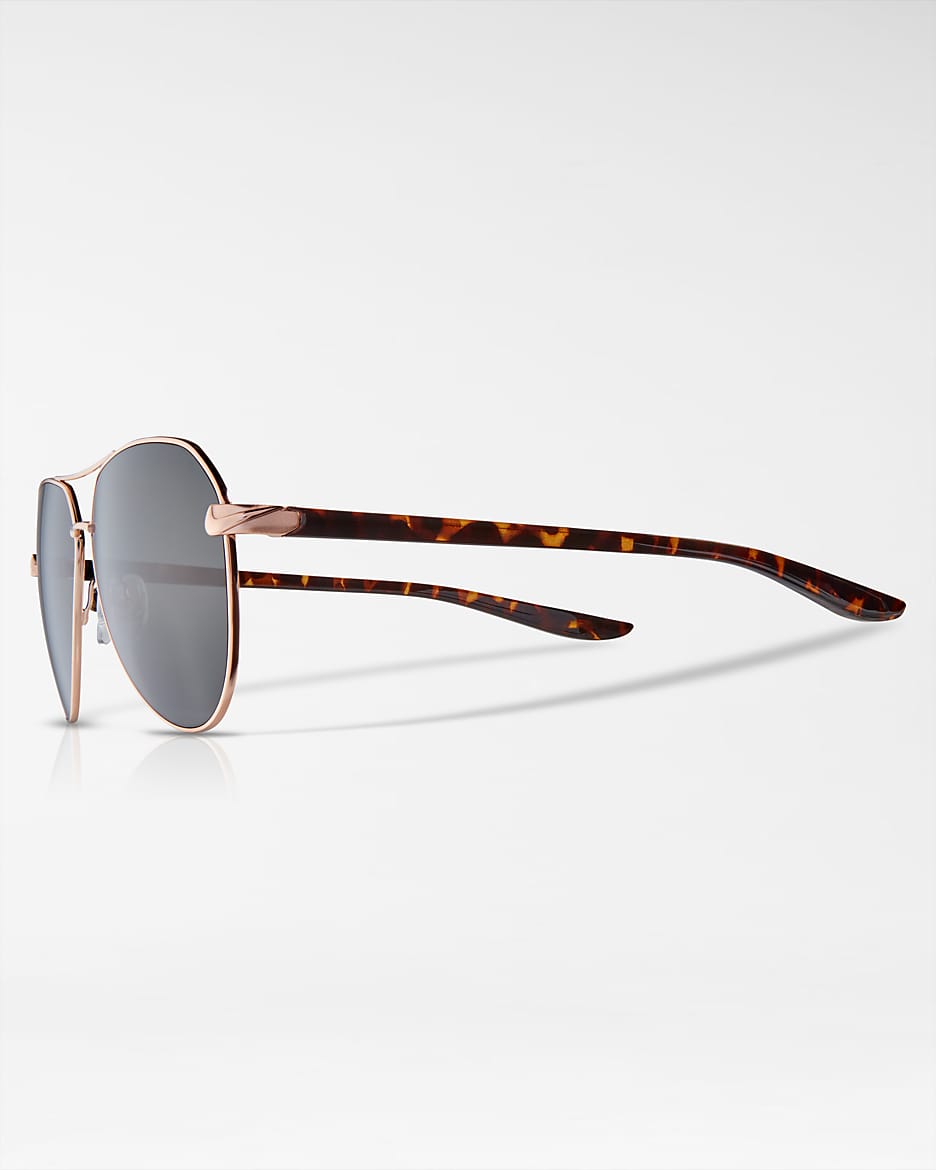 Nike City Aviator Polarized Sunglasses - Rose Gold