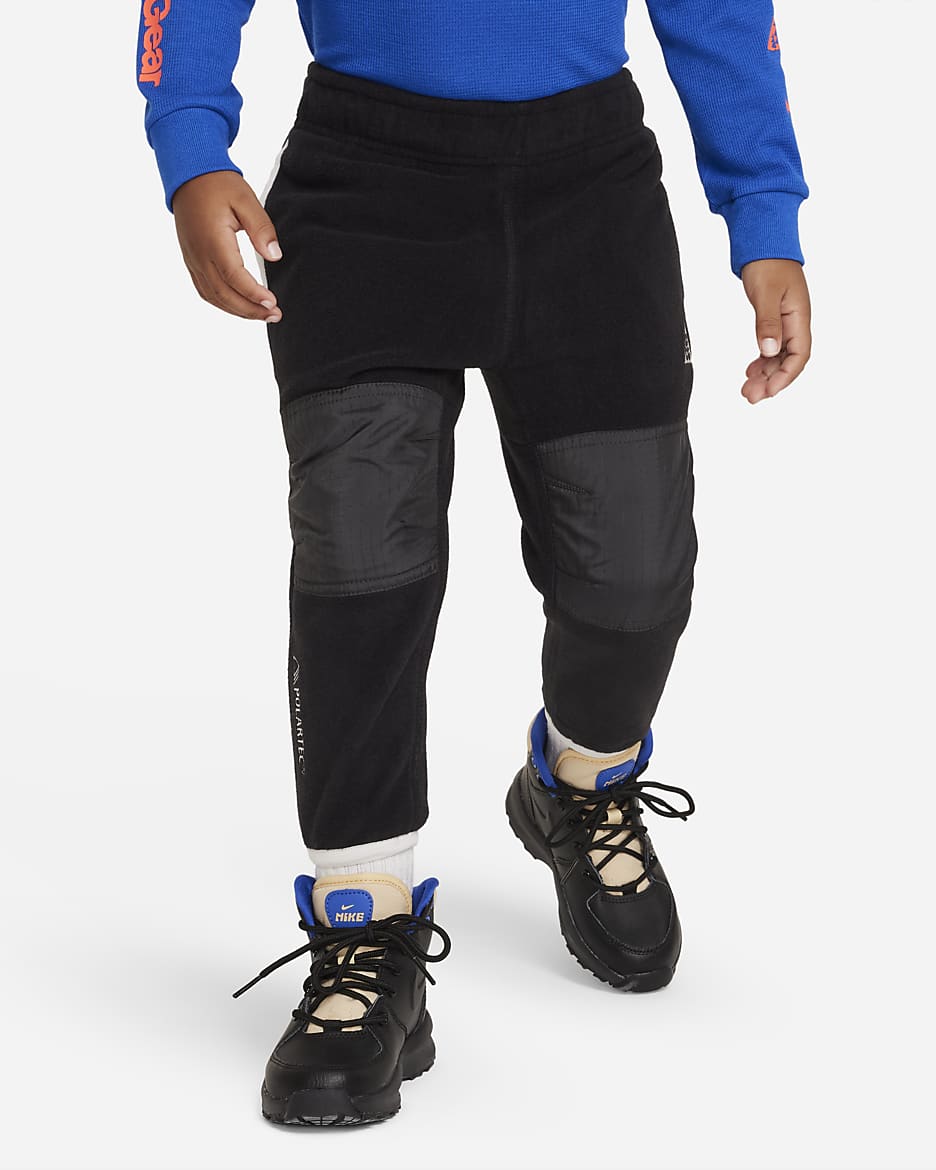 Spodnie dla maluchów Nike ACG Polartec Wolf Tree Pants - Czerń