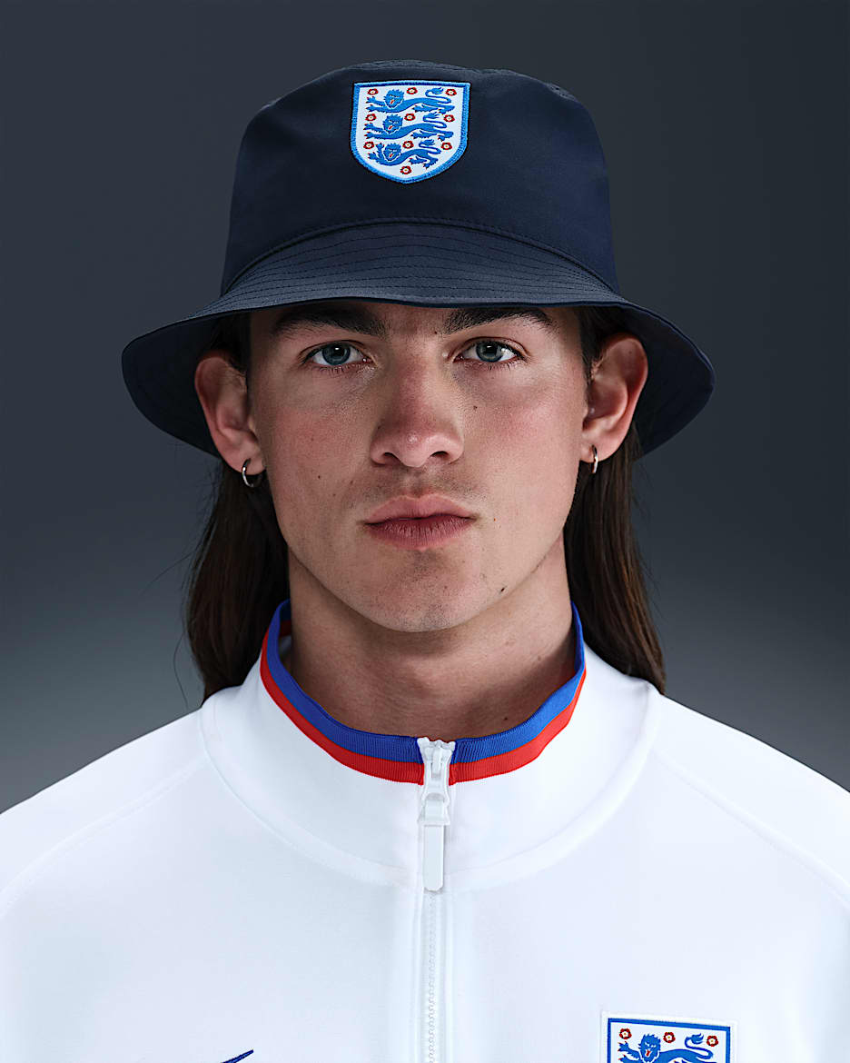 Bucket hat Nike England 2025/2026 - Obsidian/Vit