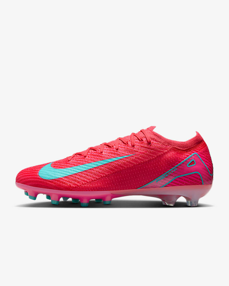 Nike Mercurial Vapor 16 Elite AG-Pro Low-Top Football Boot - Ember Glow/Aurora Green