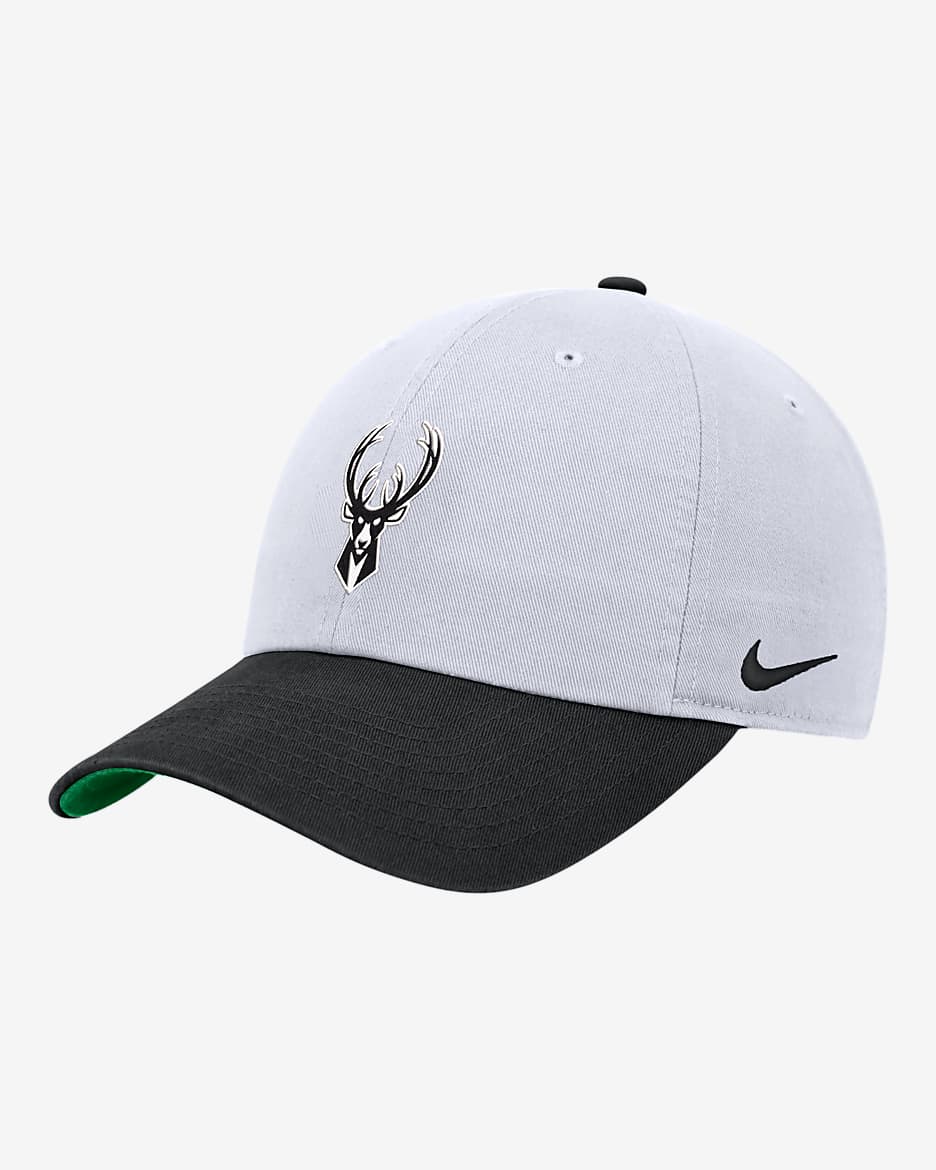 Milwaukee Bucks Select Series Nike NBA Cap - White