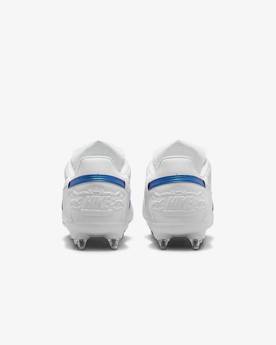 Nike Premier 3 SG-Pro Low-Top Football Boot - White/Signal Blue