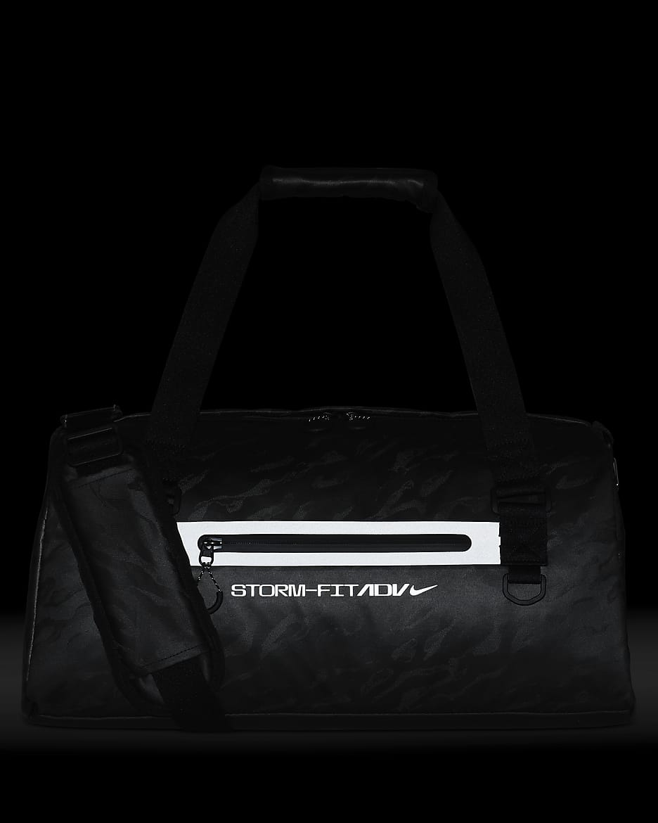 Nike Pro Storm-FIT ADV Duffle Bag (38L) - Black/Black/Reflect Silver