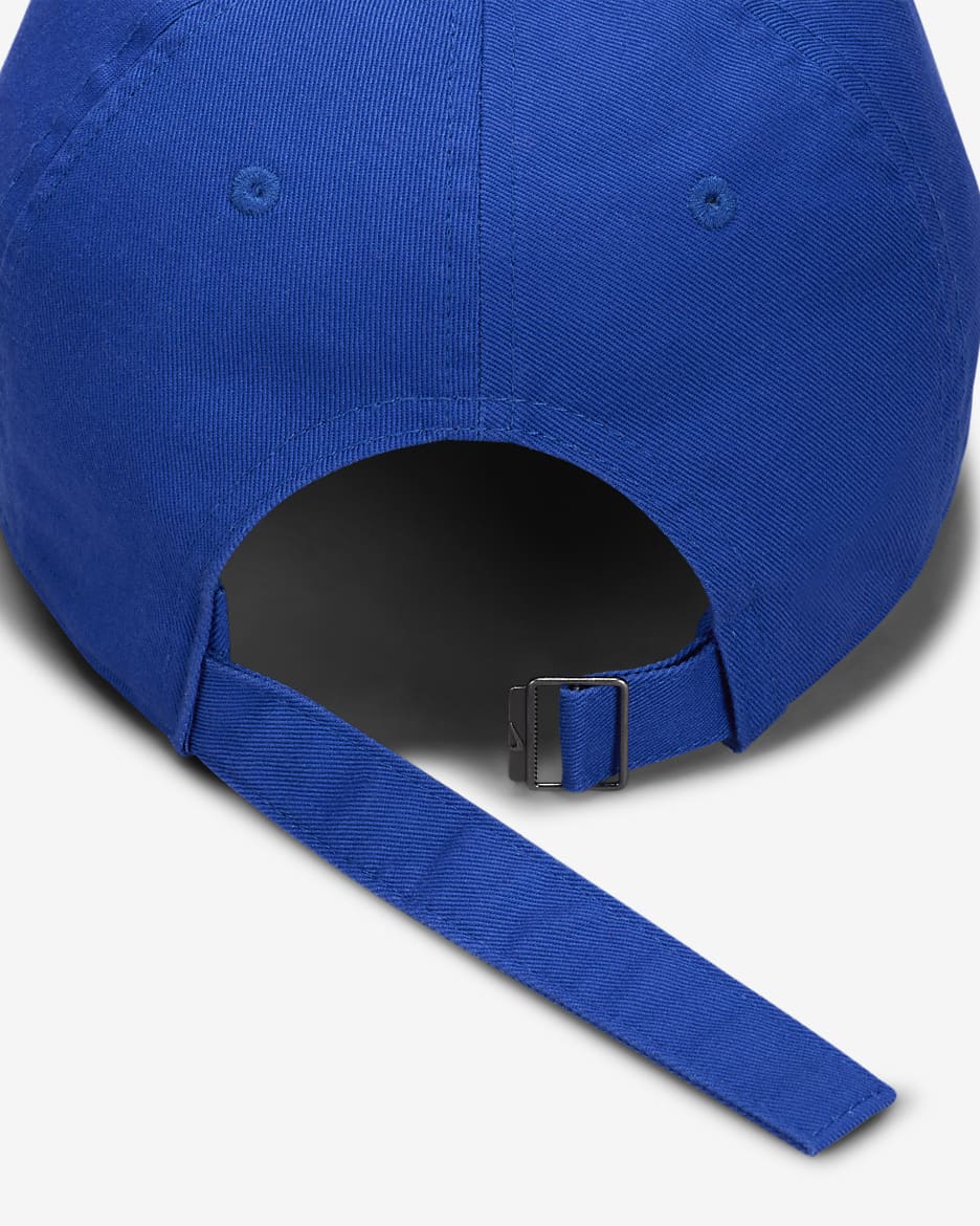 Casquette délavée sans structure Futura Nike Club pour enfant - Game Royal/Blanc