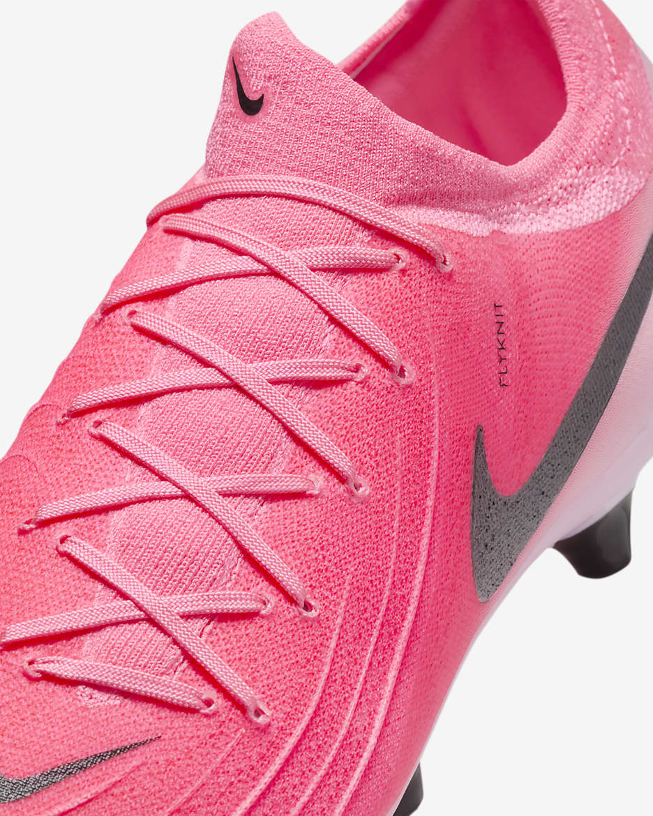 Chuteiras de futebol de cano baixo AG Nike Phantom GX 2 Pro - Sunset Pulse/Preto