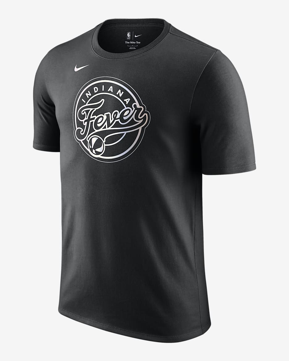 Playera Nike de la WNBA con logotipo tornasol Indiana Fever - Negro