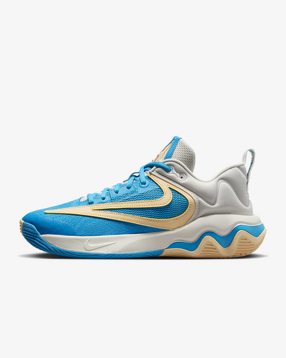 Giannis Immortality 3 EP Basketball Shoes - Phantom/Ice Peach/Blue Lightning