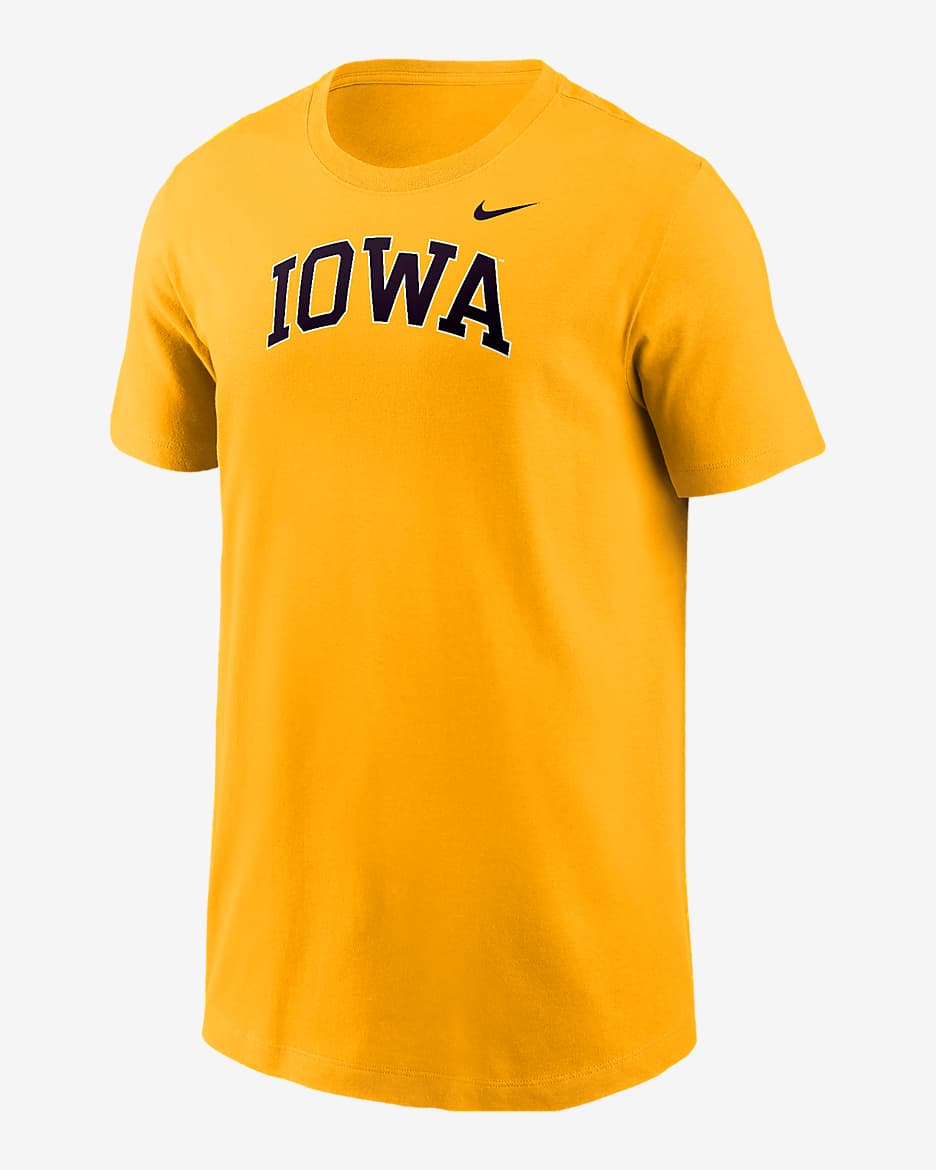 Iowa Big Kids' Nike College T-Shirt - University Gold