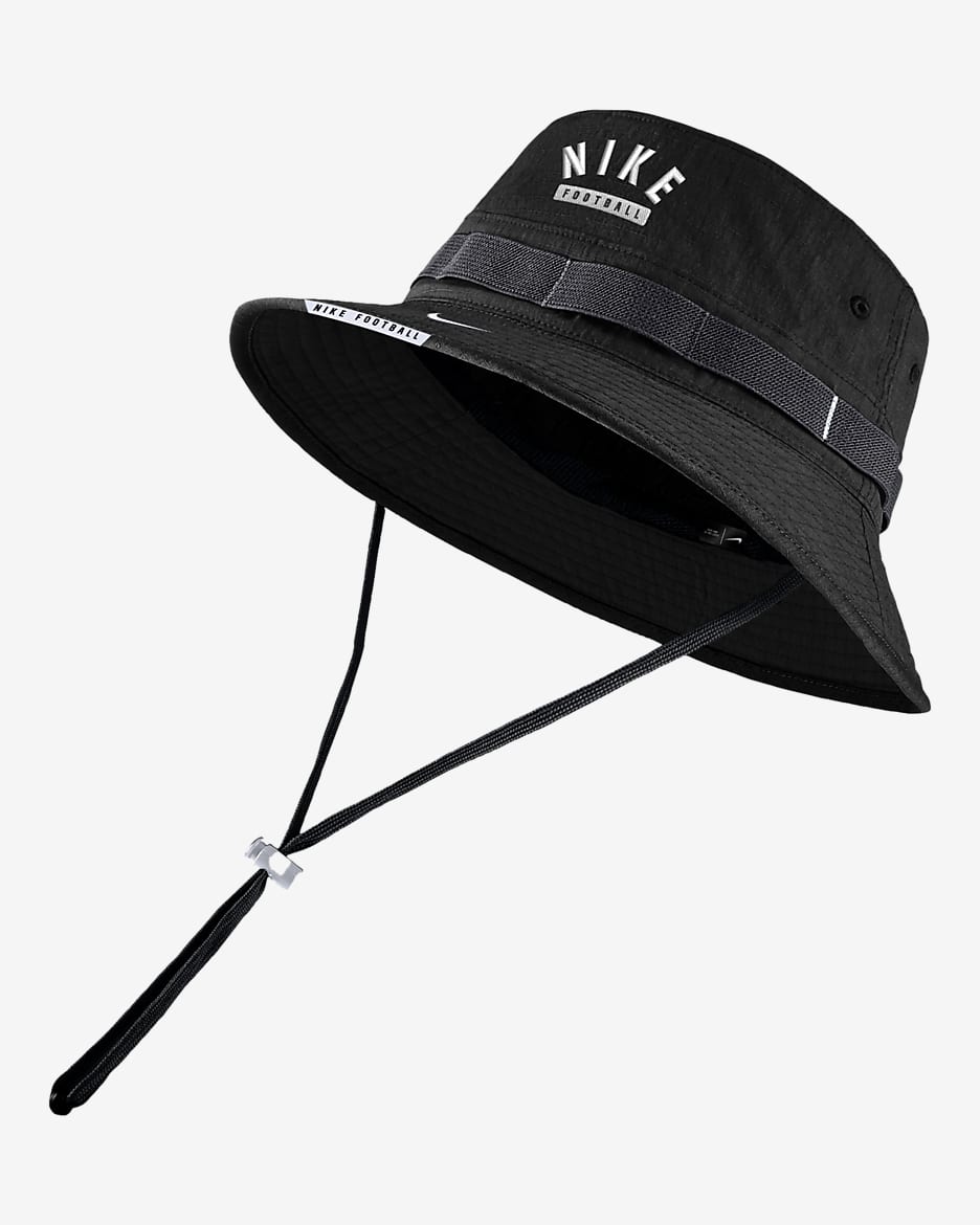 Gorro tipo pescador Boonie de fútbol Nike - Negro