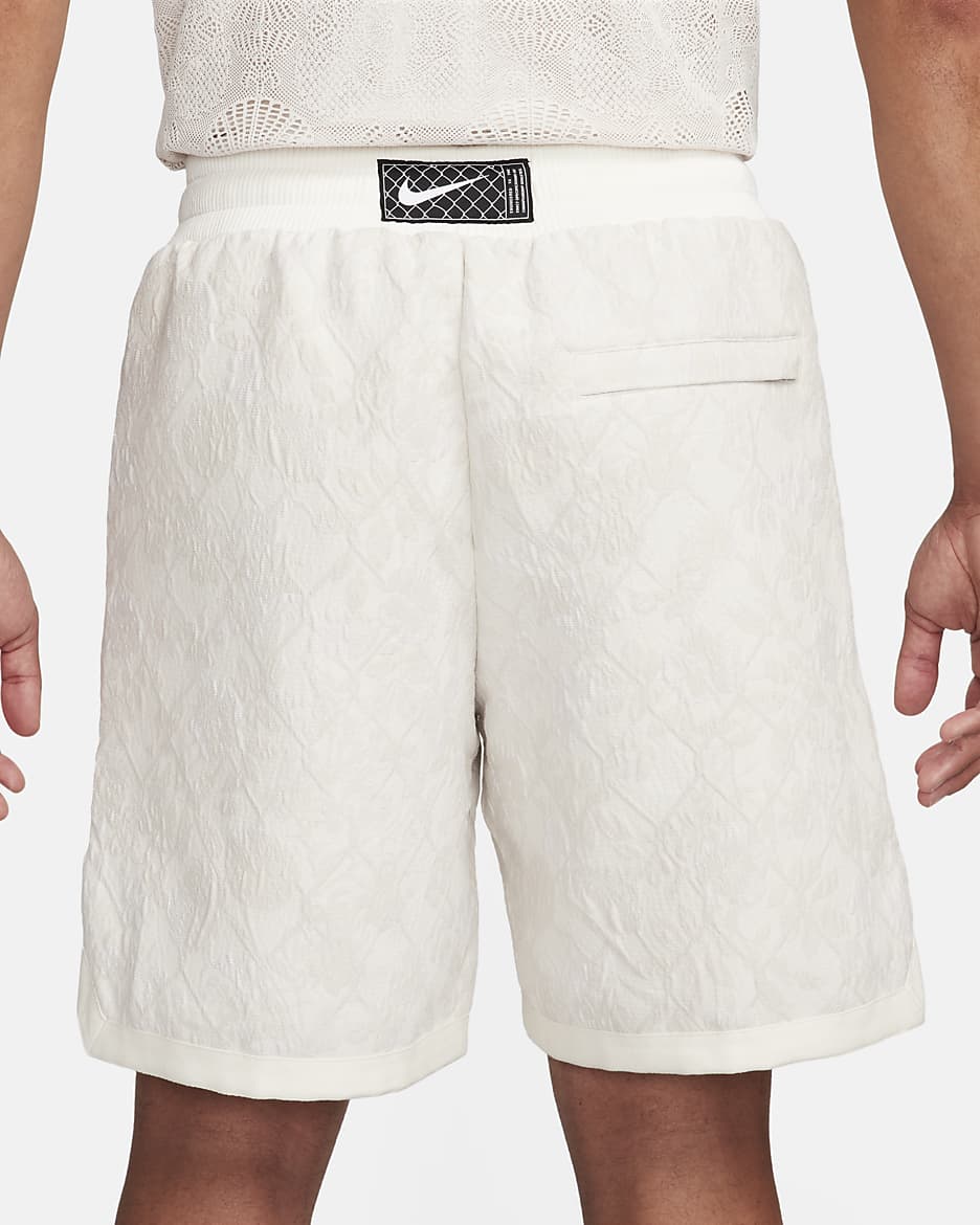 Shorts de básquetbol Repel de 20 cm para hombre Nike DNA - Marfil pálido/Vela