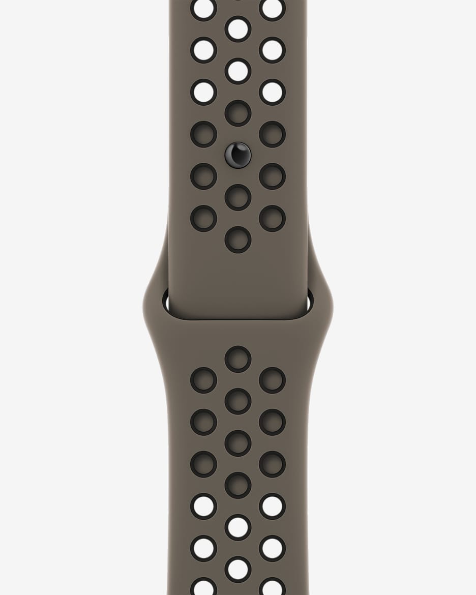 41mm オリーブグレー/ブラック ナイキ スポーツバンド - レギュラー - オリーブグレー/ブラック