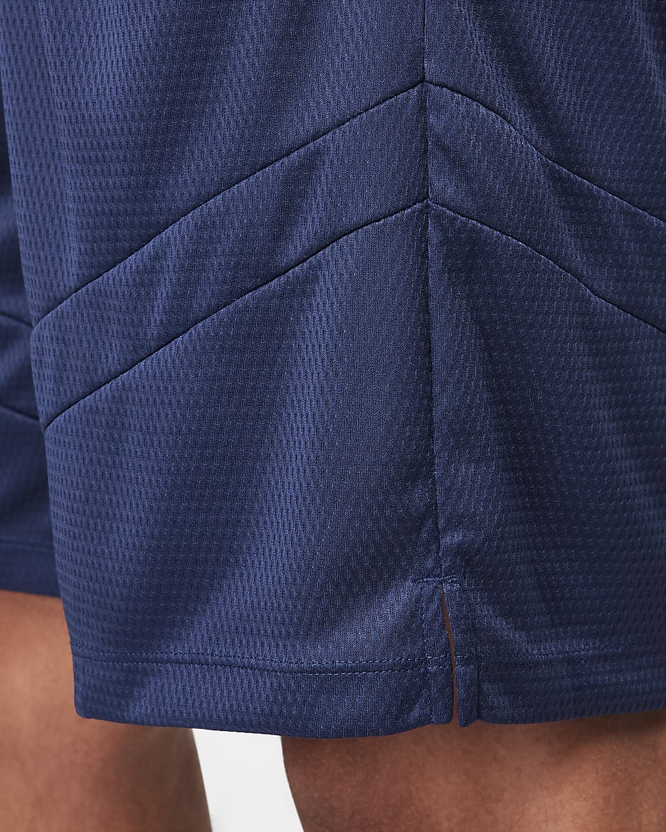 Nike Icon Dri-FIT Basketballshorts für Herren (ca. 30 cm) - Midnight Navy/Midnight Navy/Weiß