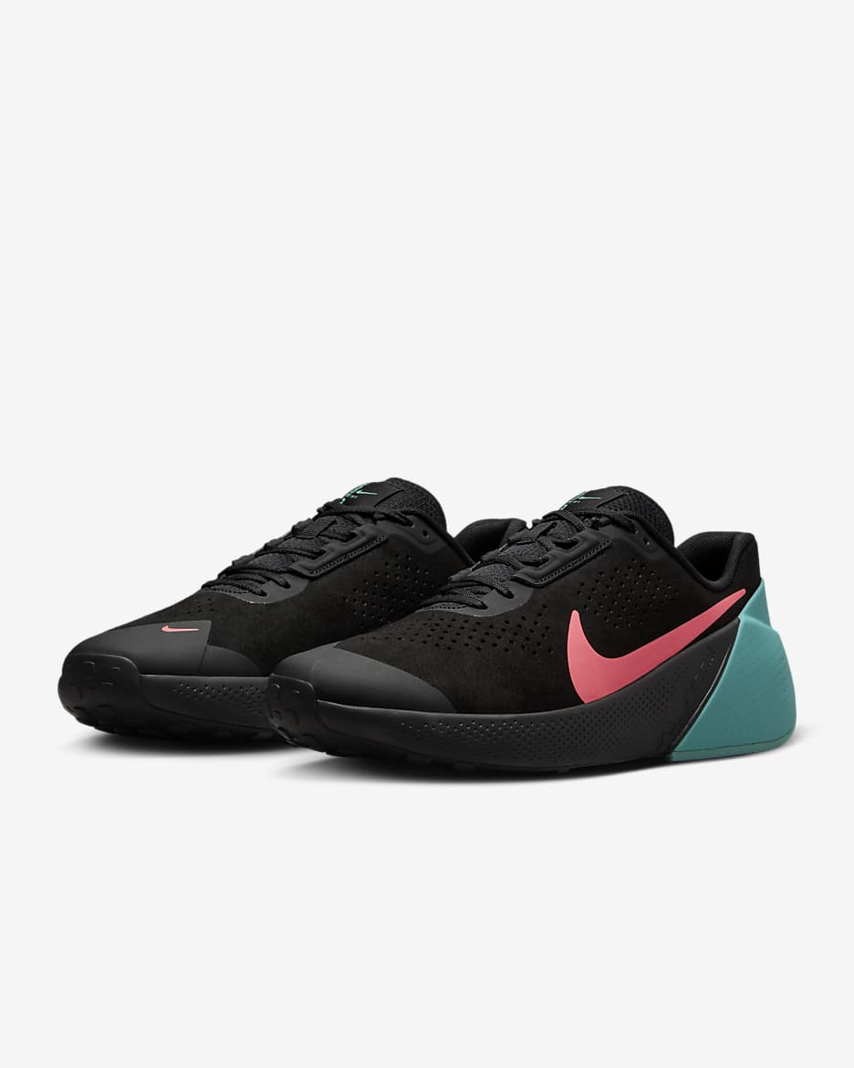 Nike Air Zoom TR 1 Men's Workout Shoes - Black/Green Frost/Hot Punch