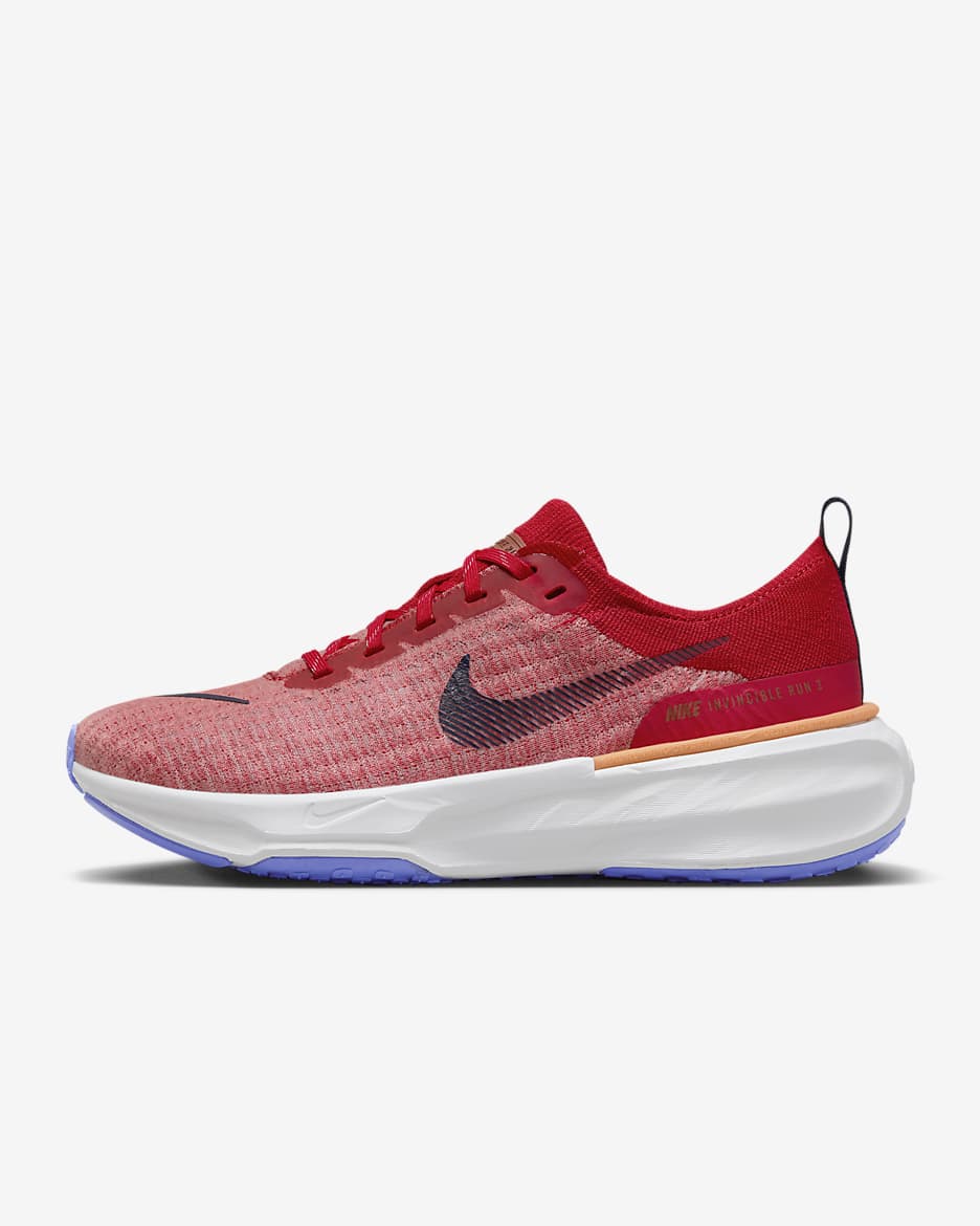 Nike Invincible 3 Men's Road Running Shoes - University Red/Blue Joy/Rugged Orange/Midnight Navy