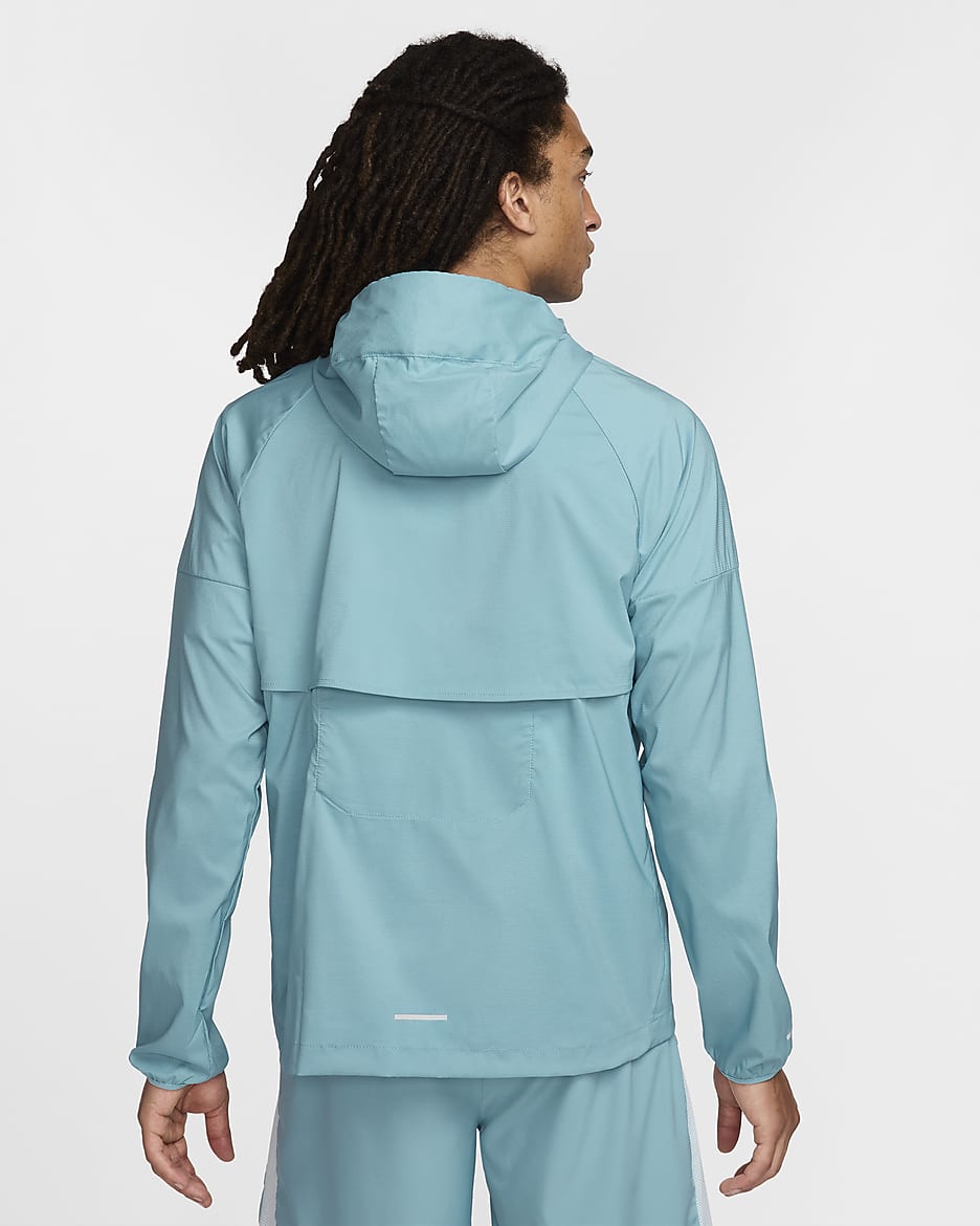 Nike Windrunner Men's Repel Running Jacket - Denim Turquoise/Denim Turquoise