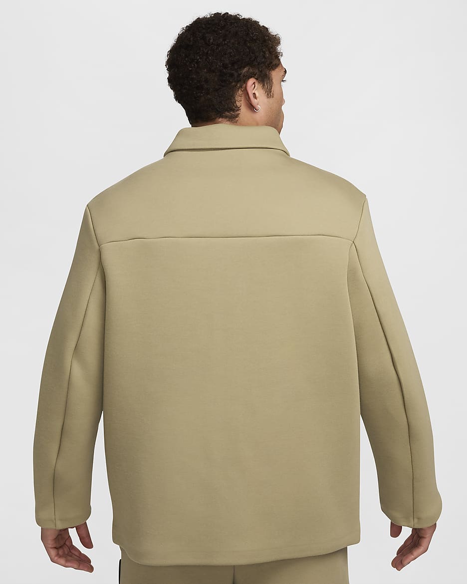 Shacket in fleece Nike Tech – Uomo - Neutral Olive/Neutral Olive