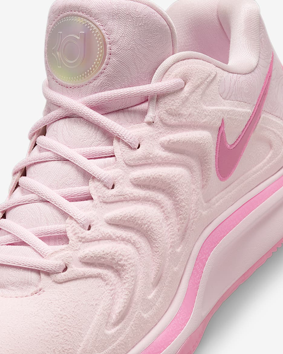 Tenis de básquetbol KD17 "Aunt Pearl" - Espuma rosa/Rosa extremo