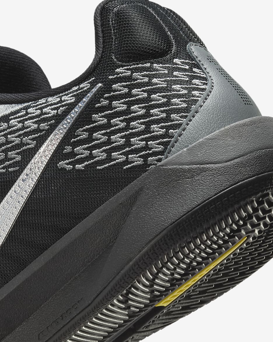 Sabrina 2 "Mirrored" Basketball Shoes - Black/Smoke Grey/Opti Yellow/Metallic Silver