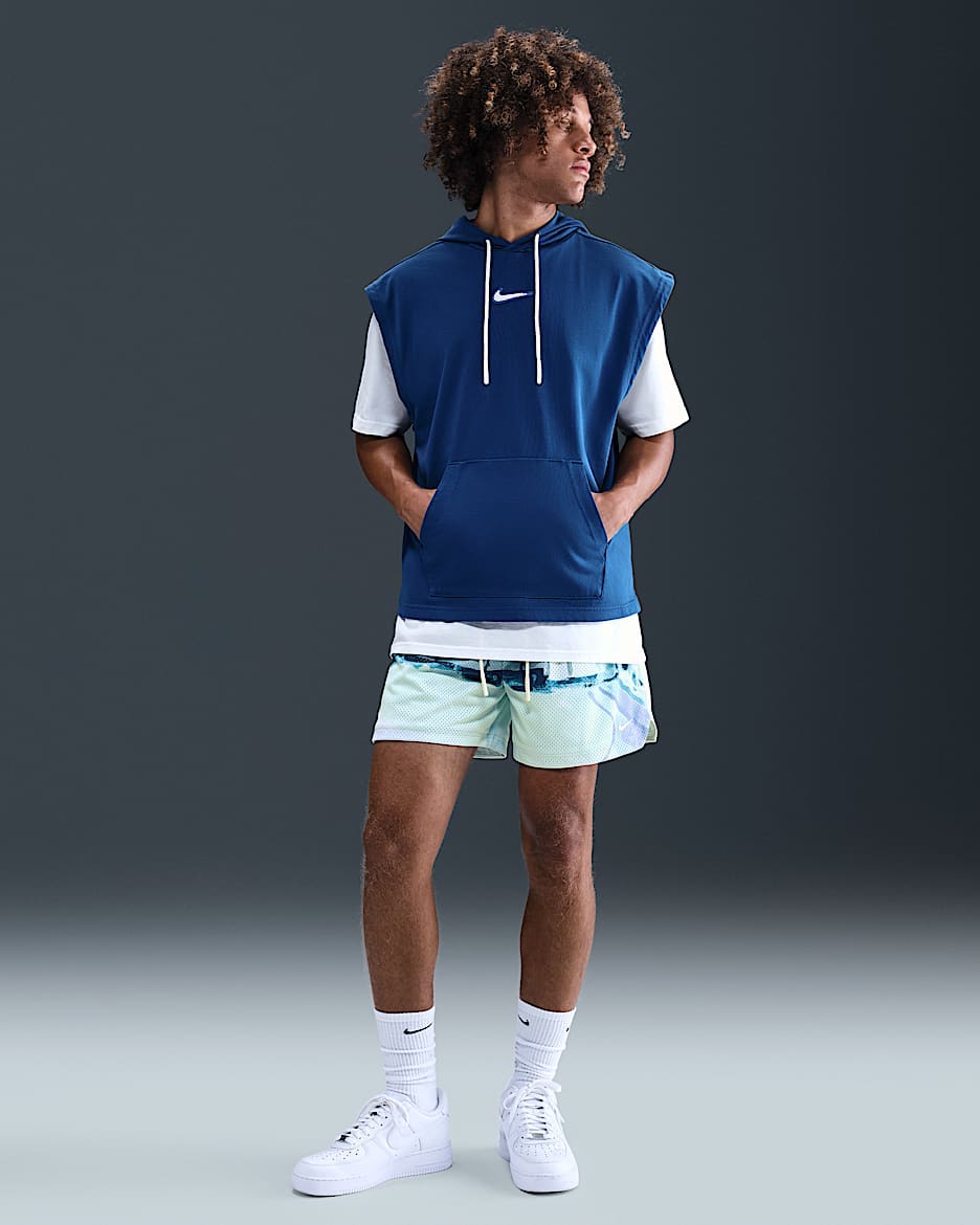 Nike Men's Dri-FIT 5" Mesh Basketball Shorts - Dusty Cactus/Pale Ivory