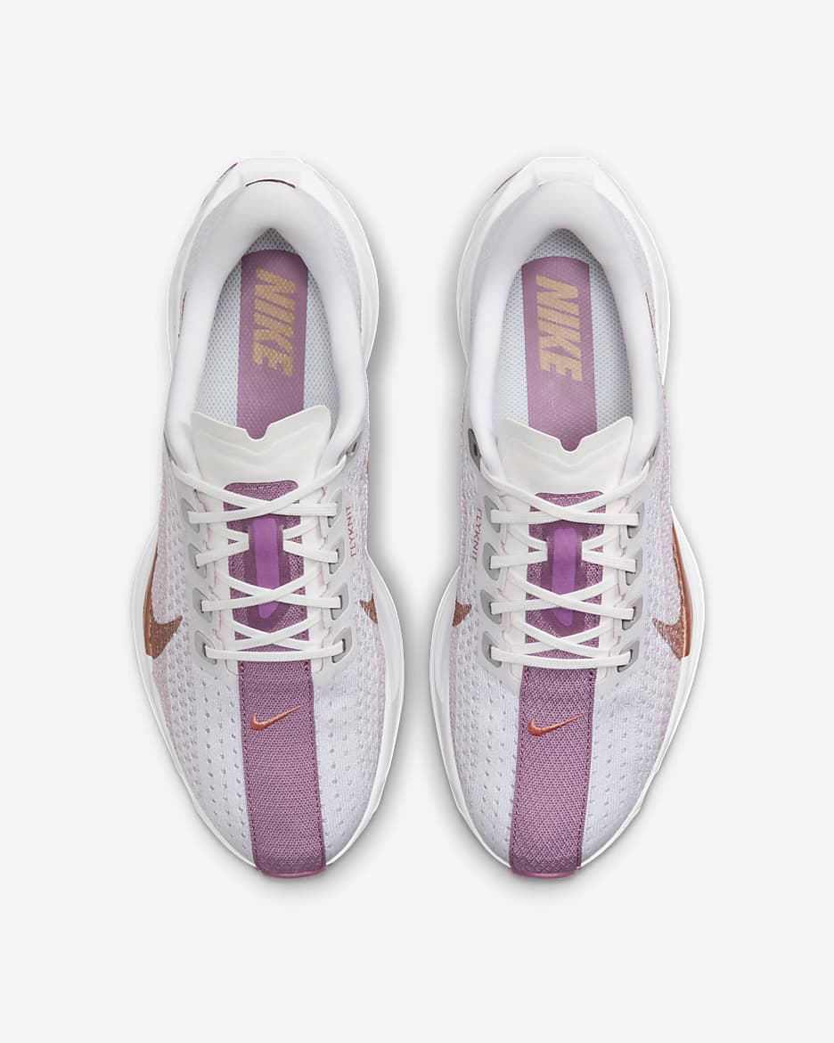 Nike Pegasus Plus Women's Road Running Shoes - White/Platinum Violet/Plum Dust/Metallic Red Bronze