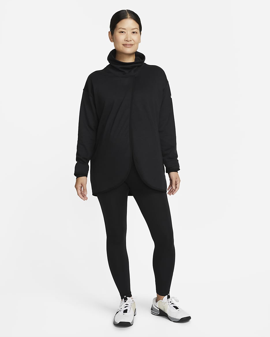 Nike (M) Women's Pullover (Maternity) - Black/Black/White