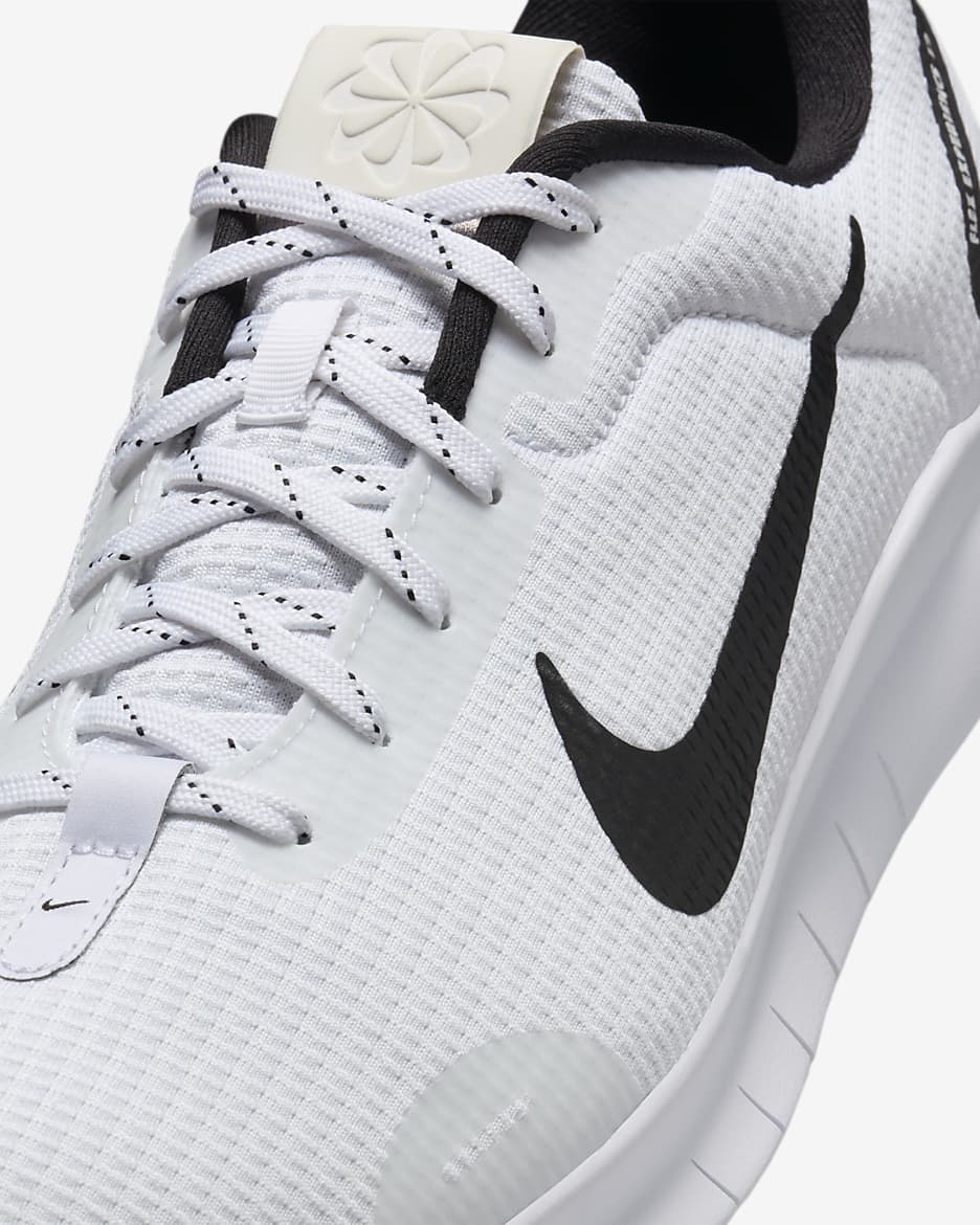 Chaussure de running sur route Nike Flex Experience Run 12 pour homme - Blanc/Blanc/Noir