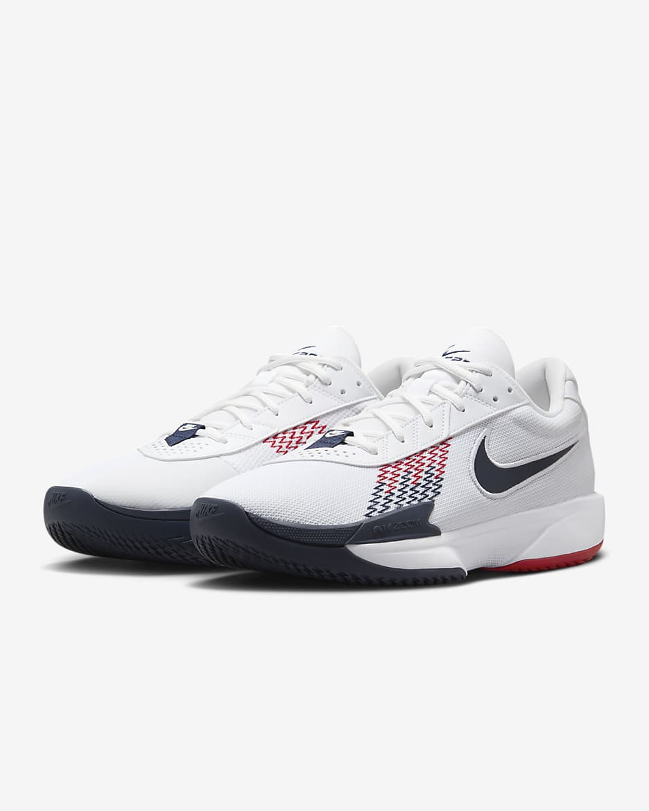 Nike G.T. Cut Academy Basketballschuh - Weiß/Sport Red/Obsidian