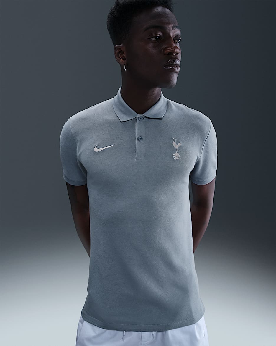 Polo da calcio Nike Dri-FIT Tottenham Hotspur The Nike Polo – Uomo - Ashen Slate/Light Iron Ore